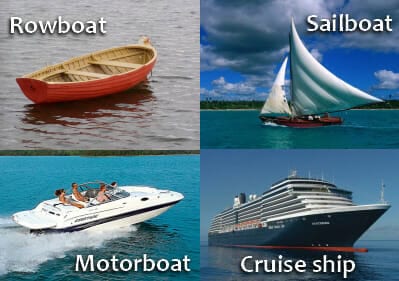 Learn English Words - Boat and Ship