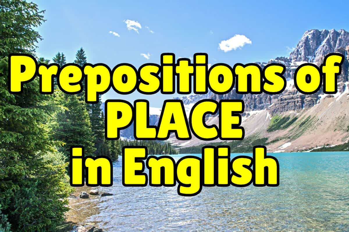 Prepositions of Place in English – Espresso English