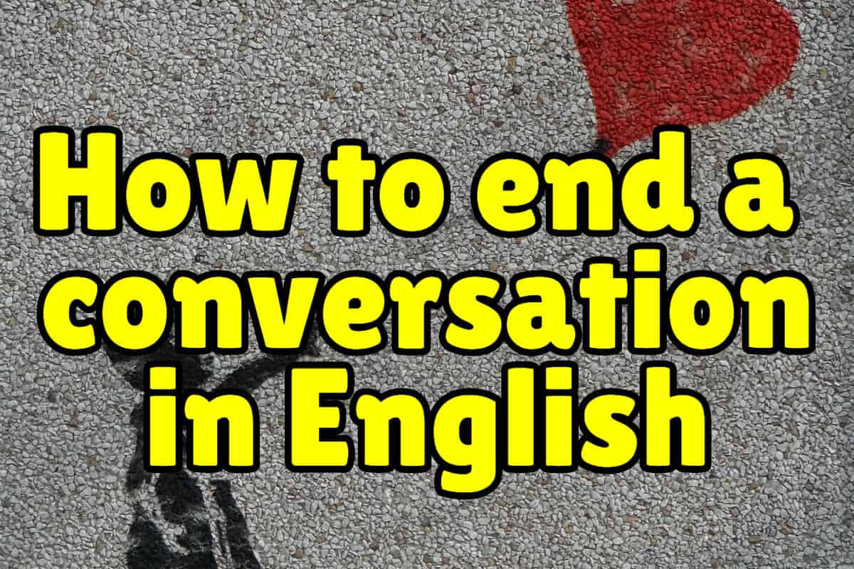 how to end a message in english