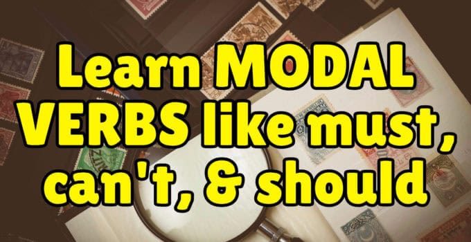 Modal Helping Verbs in English