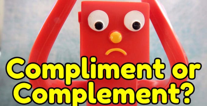 Difference between COMPLIMENT and COMPLEMENT