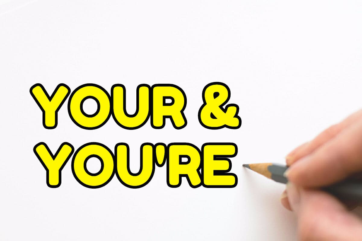 Difference Between YOUR And YOU RE Espresso English
