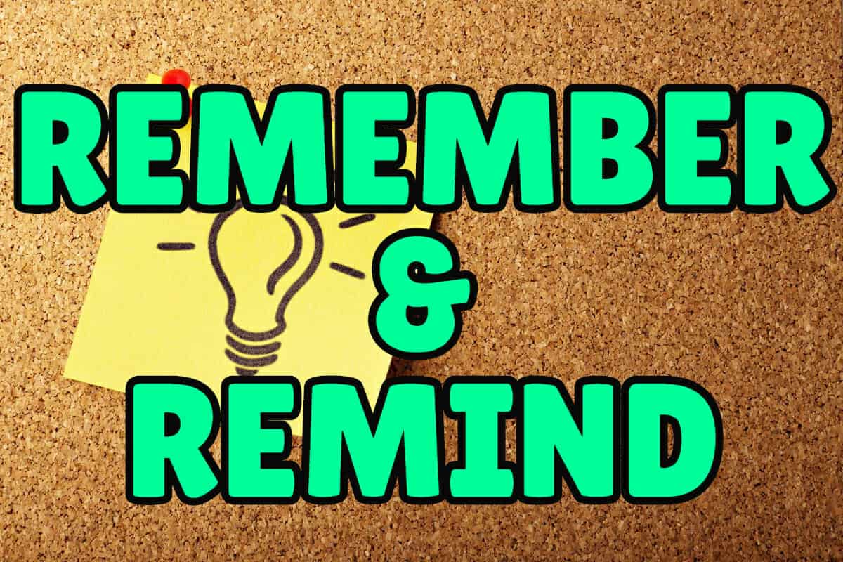 Remember or Remind? – Espresso English