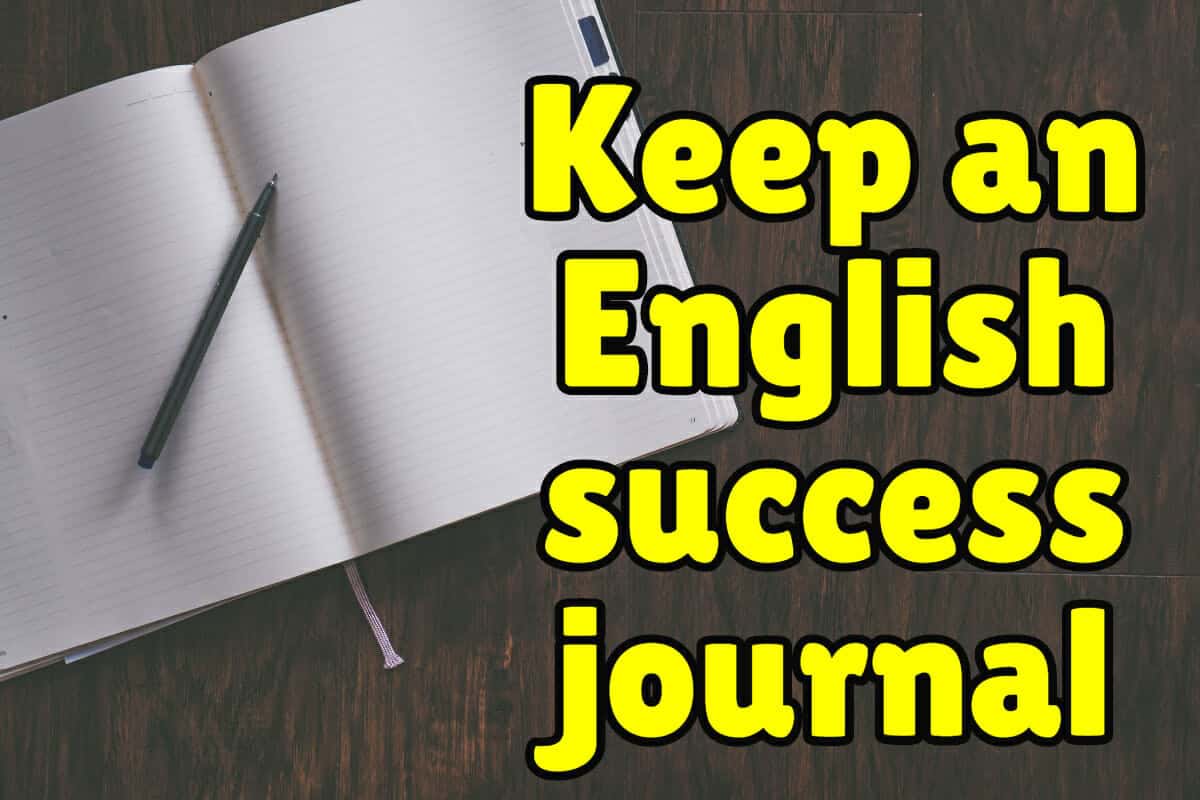 Keep A Record Of Your Progress In English success Journal Espresso