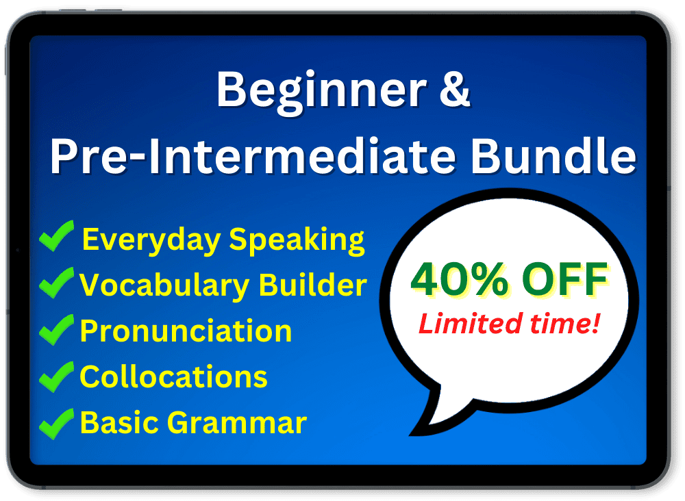 Beginner & Pre-Intermediate Bundle - 40% off Espresso English