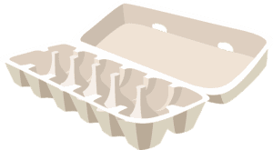 empty egg carton